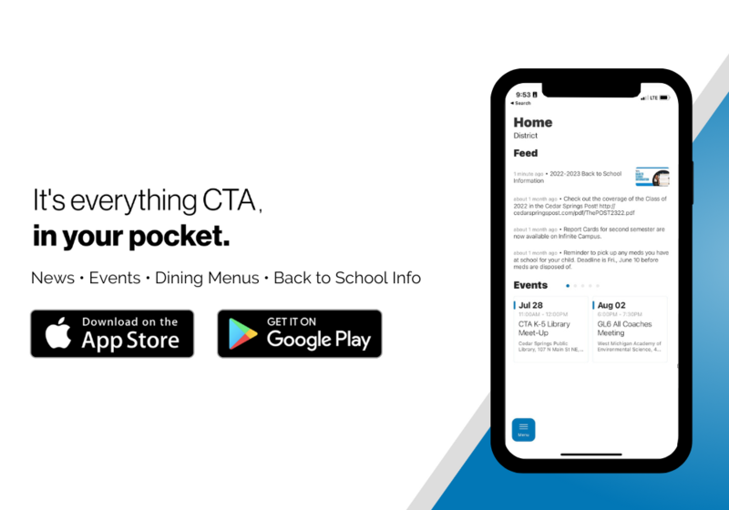 It's everything CTA, in your pocket. Download the app by searching CTA on the app store or google play store